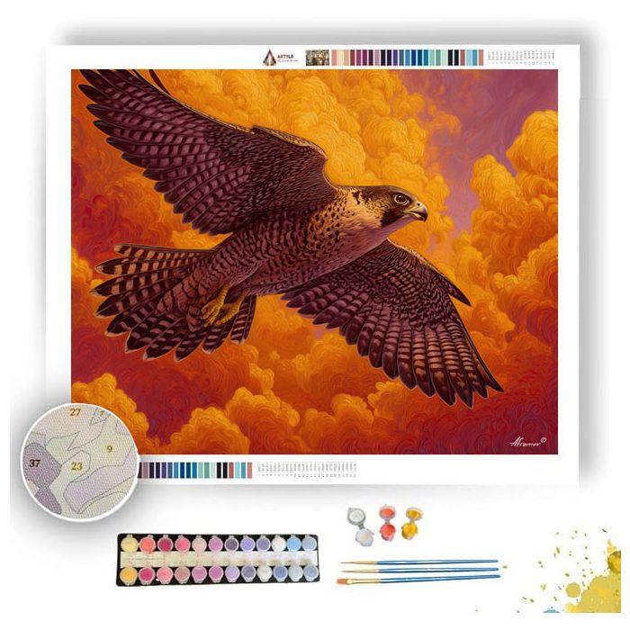 FALCON RISE - Paint by Numbers Full Kit