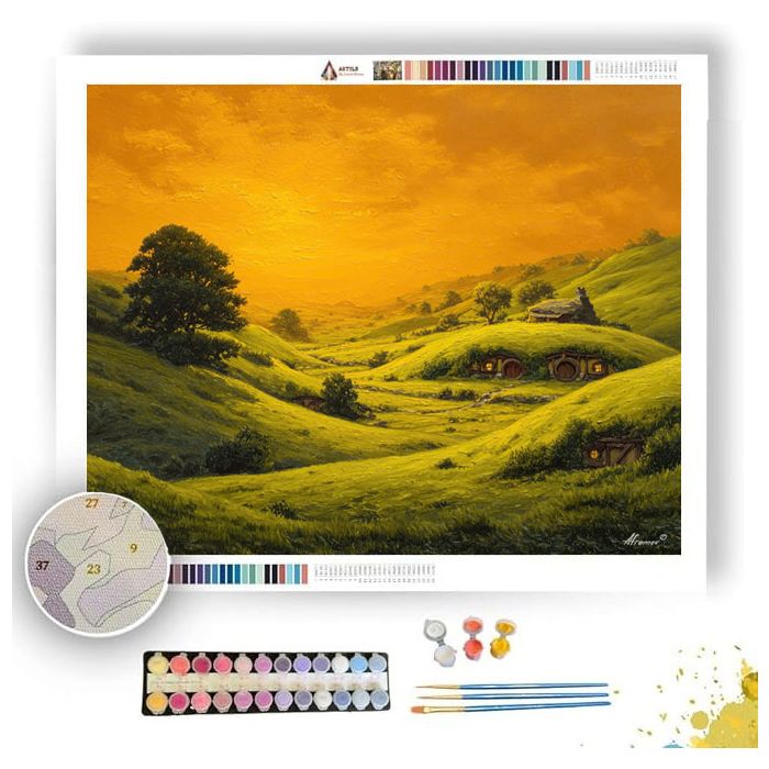 HOBBITON HILLS - Paint by Numbers Full Kit