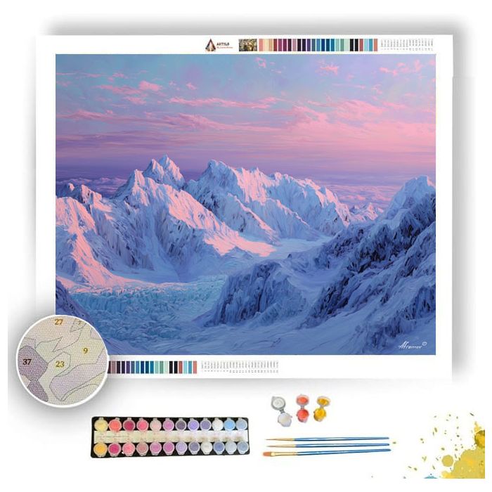 FOX GLACIER LIGHT - Paint by Numbers Full Kit