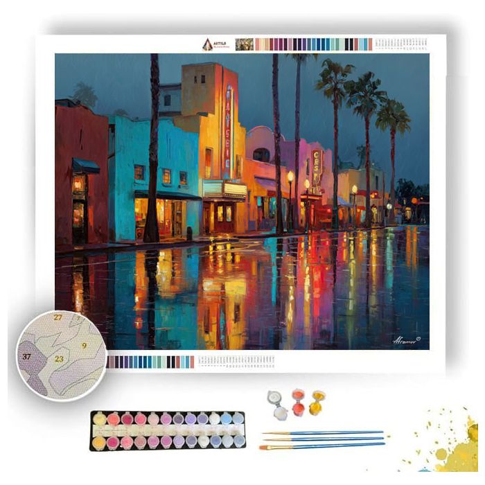 NAPIER ART DECO GLOW - Paint by Numbers Full Kit