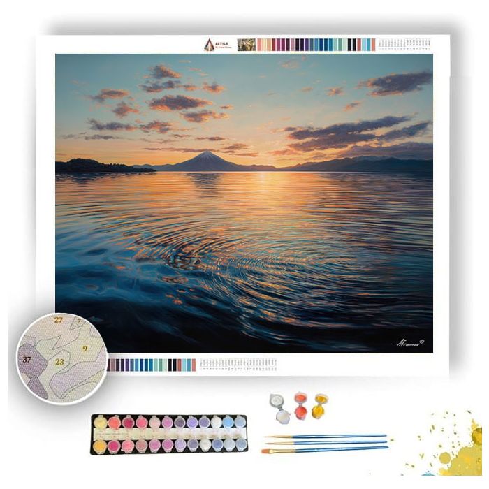 TAUPO LAKE DREAM - Paint by Numbers Full Kit