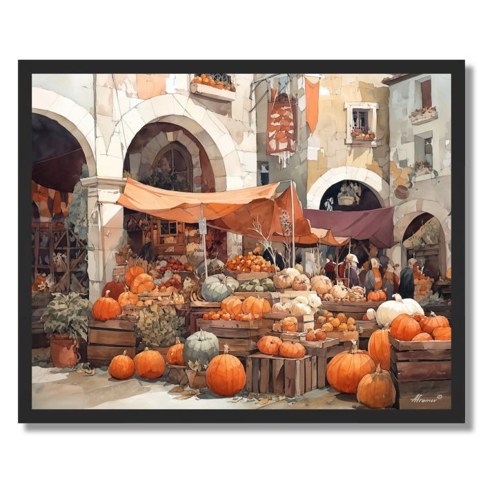 HARVEST MARKET DAY - FRAMED