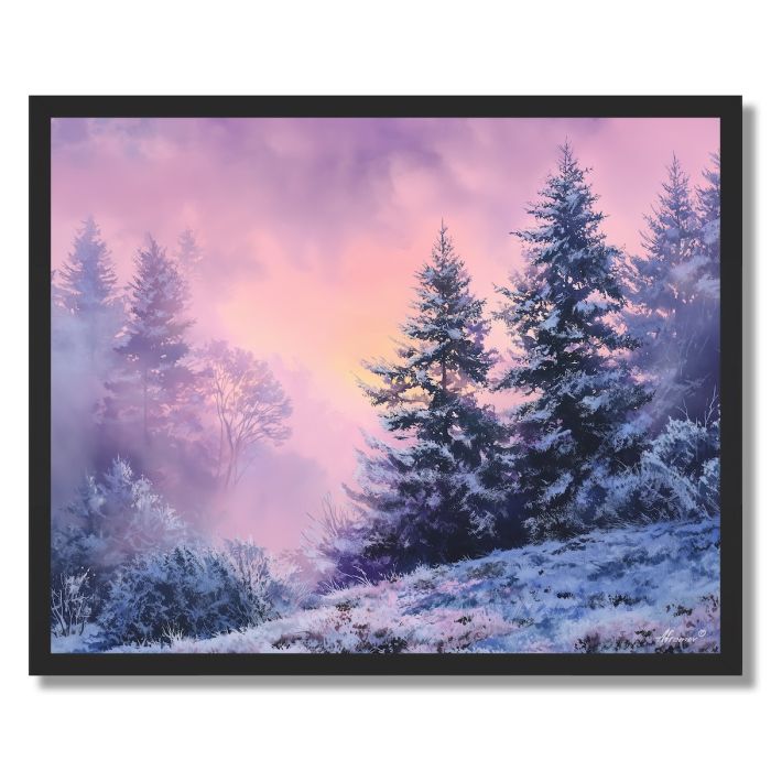 FIRST SNOW MORNING - FRAMED