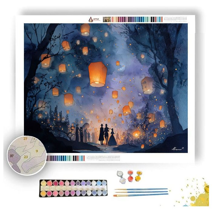 GHOULISH MOON FESTIVAL - Paint by Numbers Full Kit