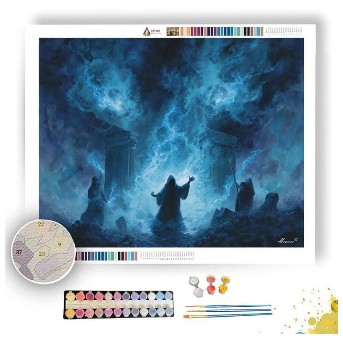 THE NECROMANCERS CALL - Paint by Numbers Full Kit