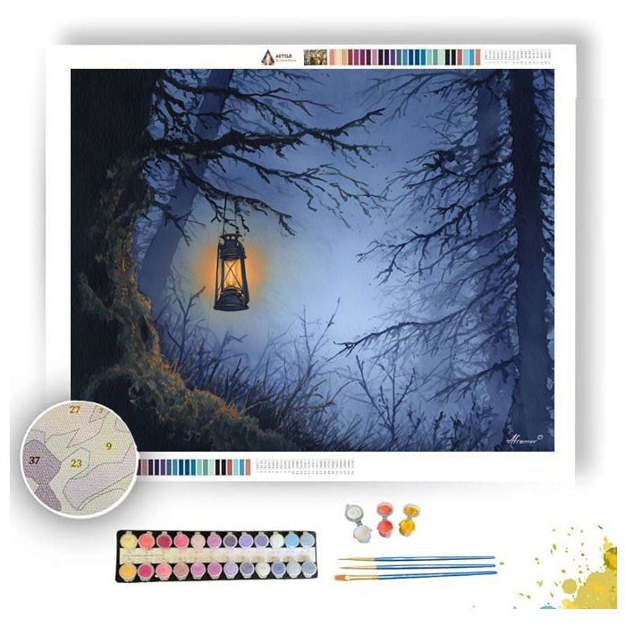 THE ENCHANTED LANTERN - Paint by Numbers Full Kit