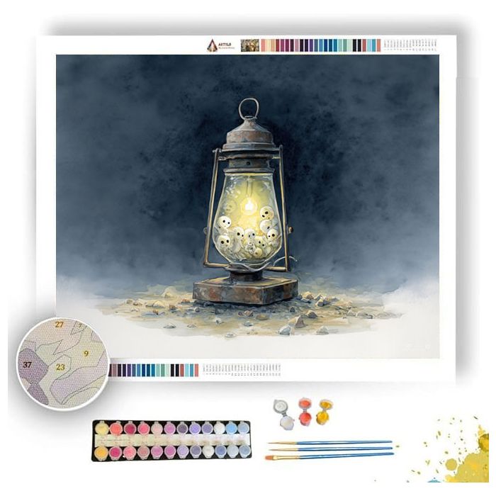 THE LANTERN OF SOULS - Paint by Numbers Full Kit