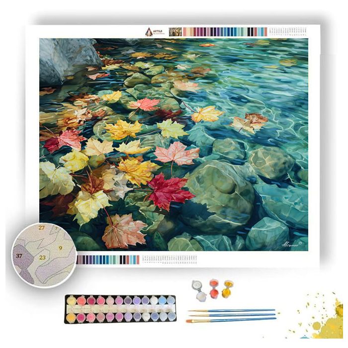 MAPLE LEAF RIVER - Paint by Numbers Full Kit