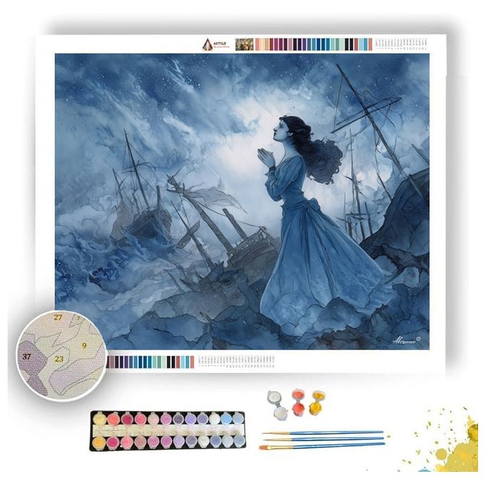 SIREN OF THE ABYSS - Paint by Numbers Full Kit