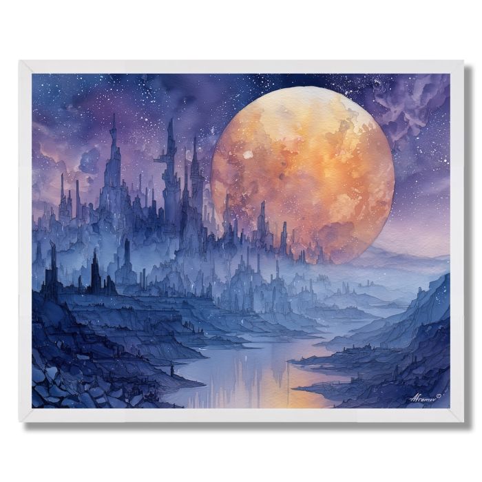 THE SHATTERED MOON - FRAMED