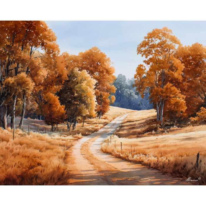 COUNTRY ROAD AUTUMN
