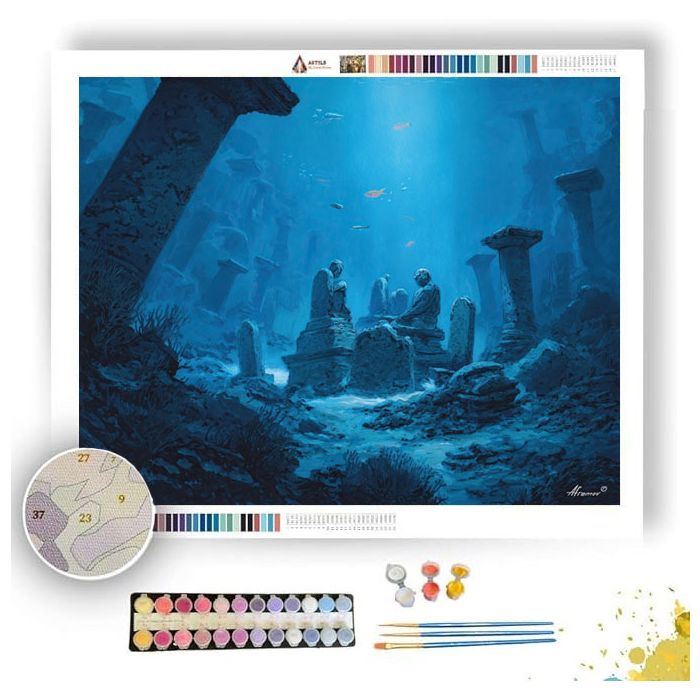TOMBS OF THE SEA - Paint by Numbers Full Kit