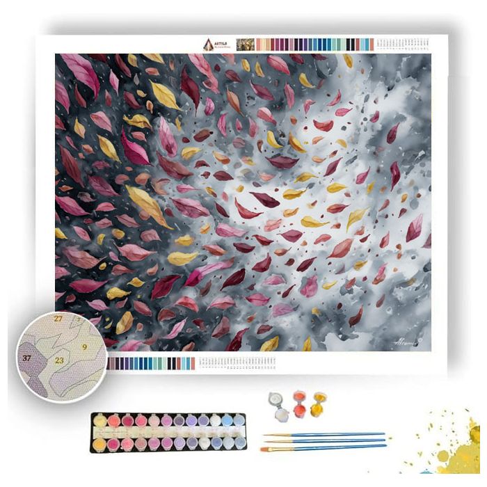 FALLING LEAF SKY - Paint by Numbers Full Kit