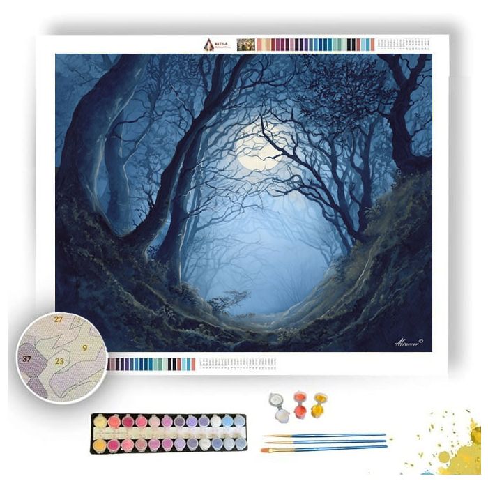 CREEPING MIST HOLLOW - Paint by Numbers Full Kit