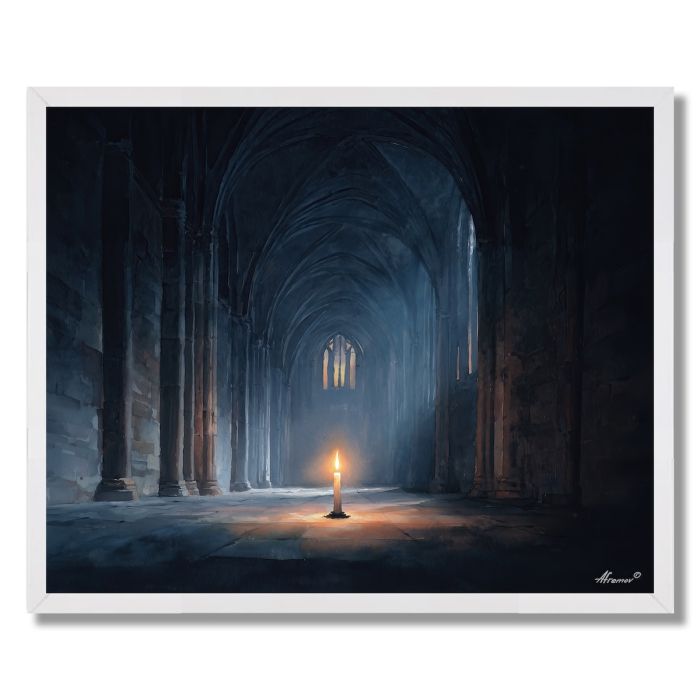 THE LAST FLAME - FRAMED