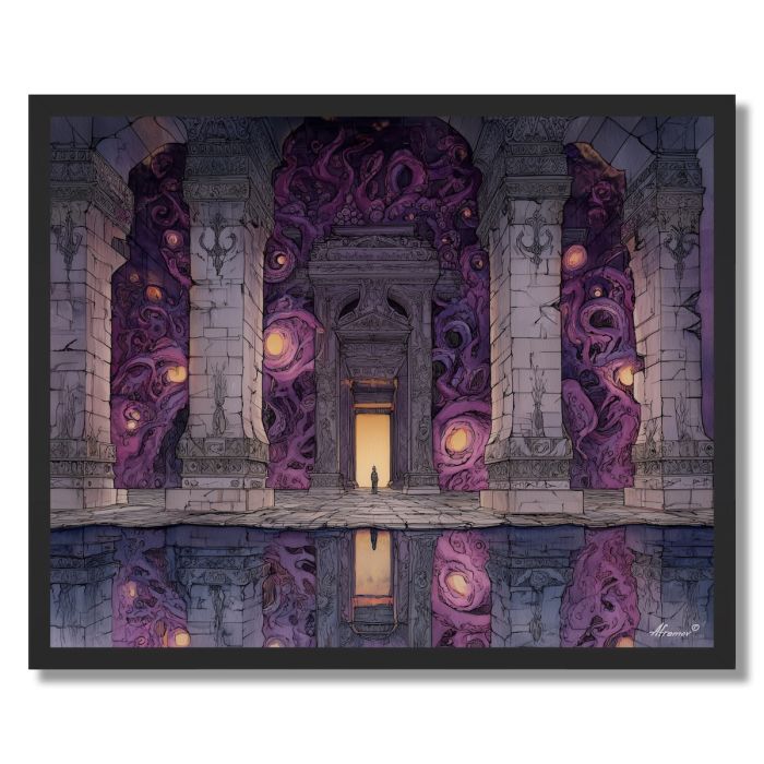 CURSED MIRROR ROOM - FRAMED