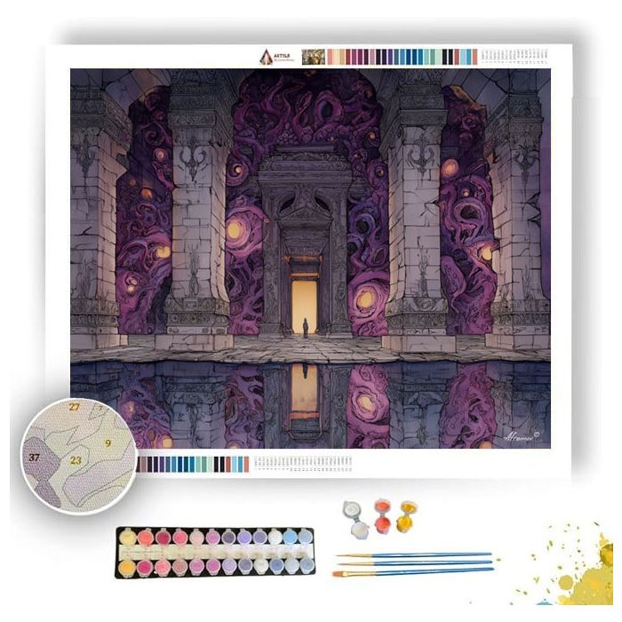 CURSED MIRROR ROOM - Paint by Numbers Full Kit