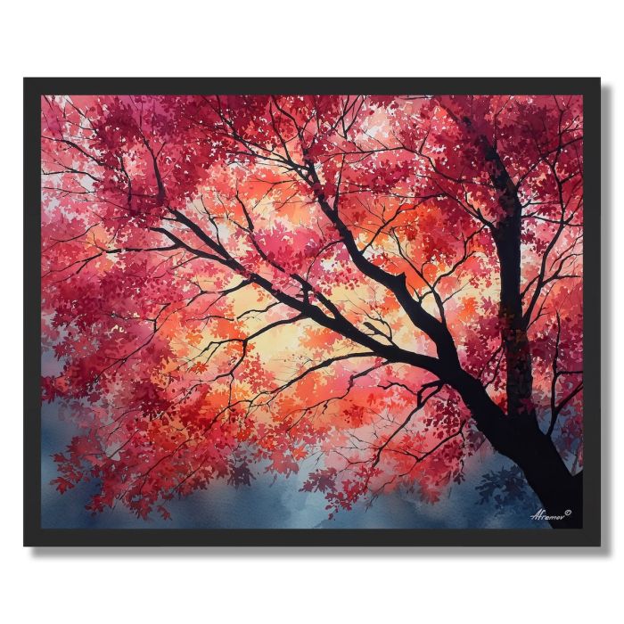 MAPLE TREE AFTERGLOW - FRAMED
