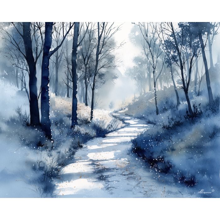 FROSTED FOREST PATH