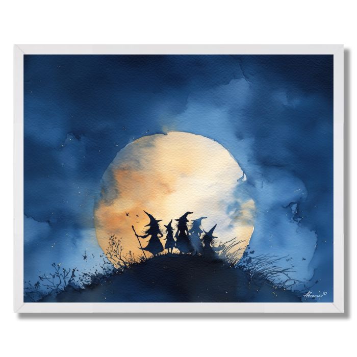 MIDNIGHT SPELL CIRCLE - FRAMED