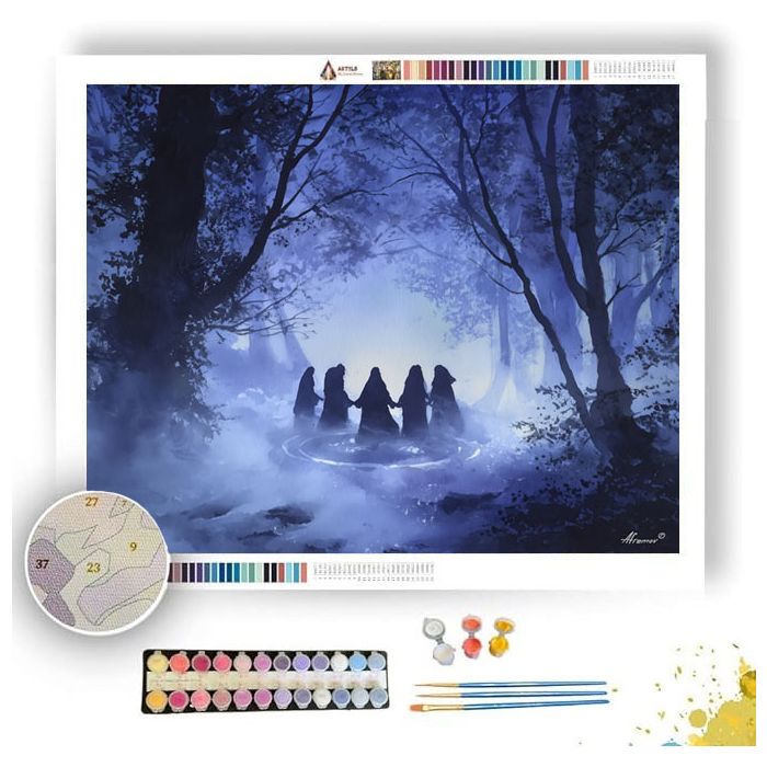 MIDNIGHT COVEN - Paint by Numbers Full Kit