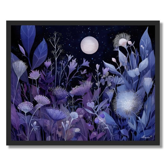 WITCHS MOON GARDEN - FRAMED