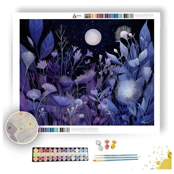 WITCHS MOON GARDEN - Paint by Numbers Full Kit