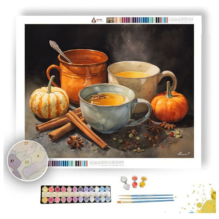 SPICE AND CIDER - Paint by Numbers Full Kit