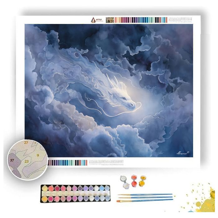 DRAGON OF THE VEIL - Paint by Numbers Full Kit