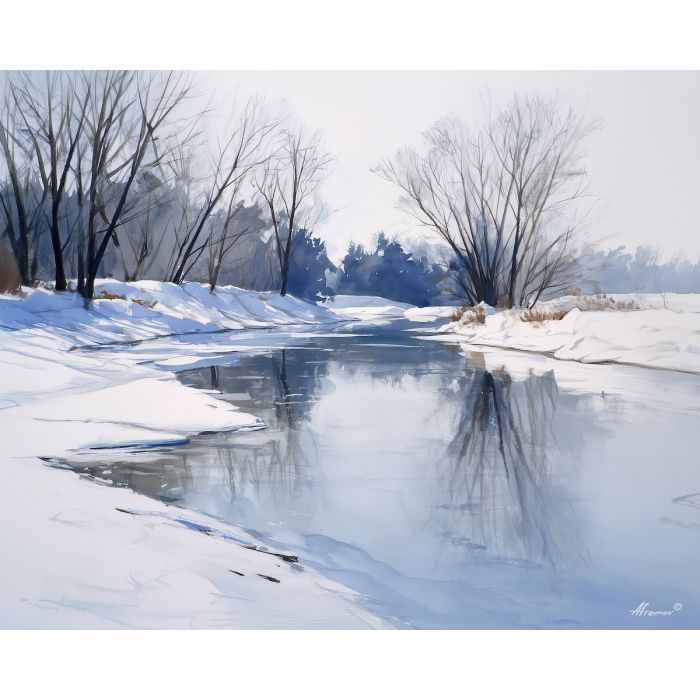 WINTER RIVER STILLNESS