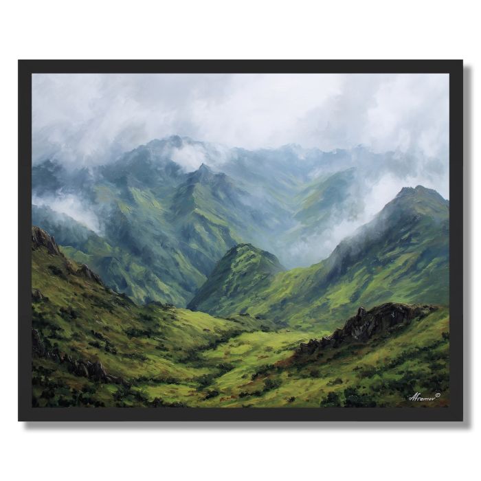 PERUVIAN MOUNTAIN RAIN - FRAMED