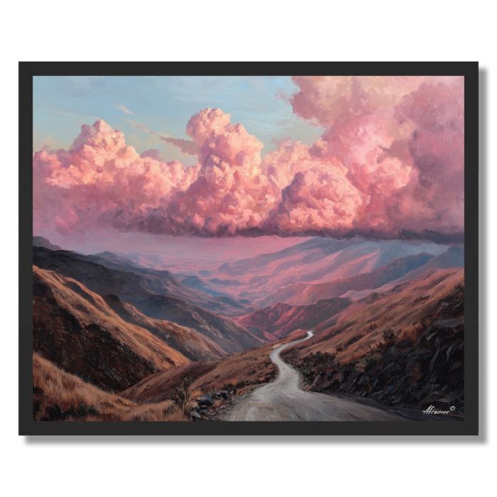 CHILEAN MOUNTAIN PASS - FRAMED