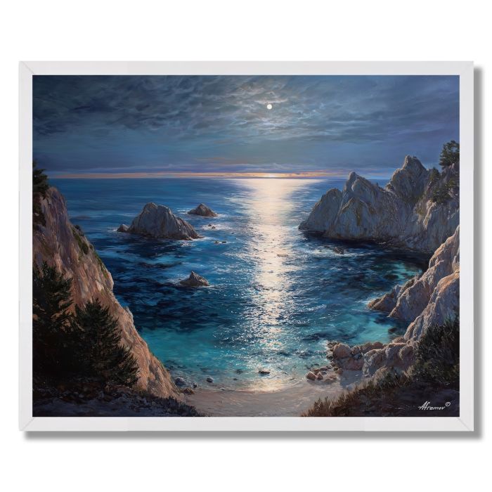 CHILEAN MOON BAY - FRAMED