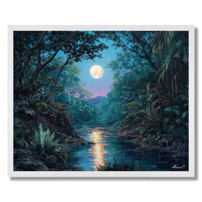 AMAZON SPIRIT NIGHT - FRAMED