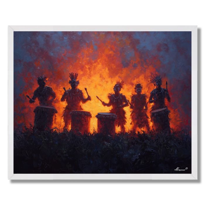AMAZON TRIBE SONG - FRAMED