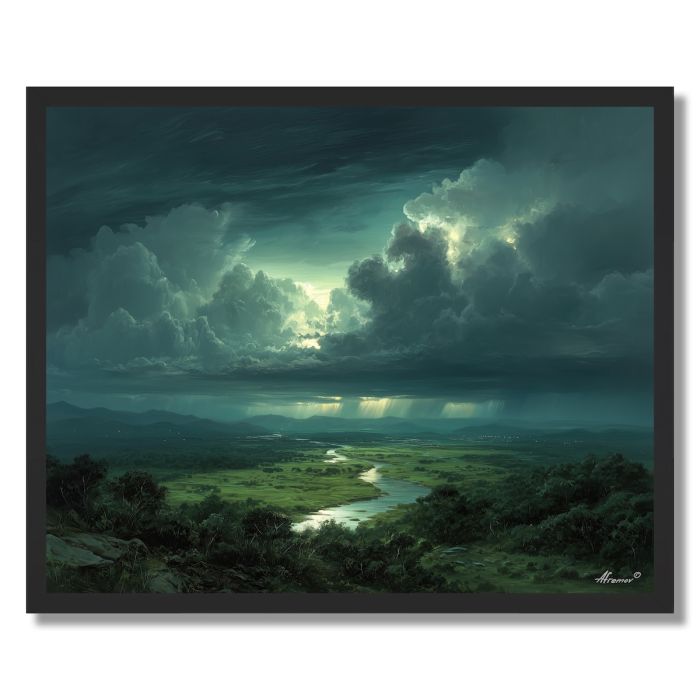 AMAZON MONSOON LIGHT - FRAMED