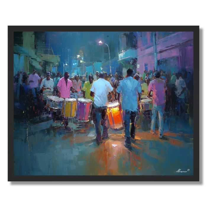 RIO STREET MUSIC - FRAMED
