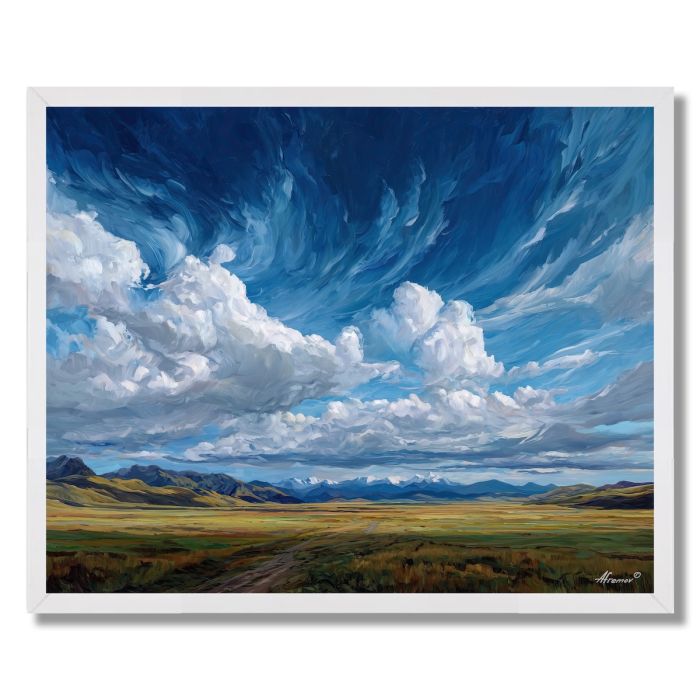 PATAGONIAN VALLEY SKY - FRAMED