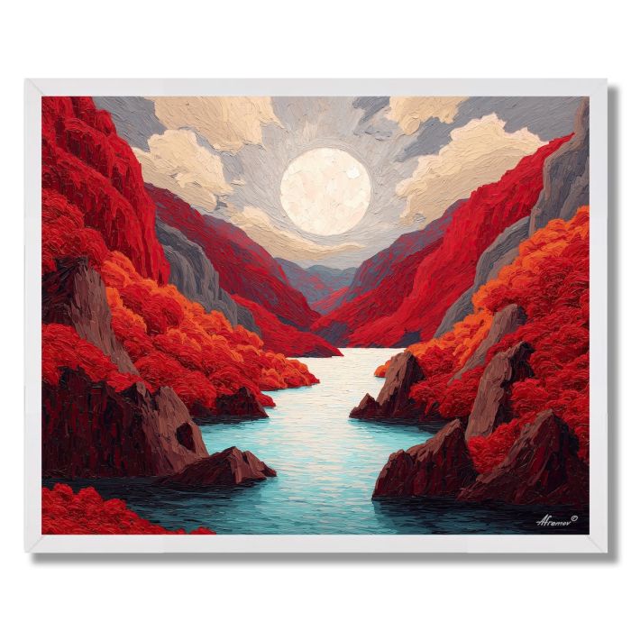 CHILEAN RIVER SUN - FRAMED