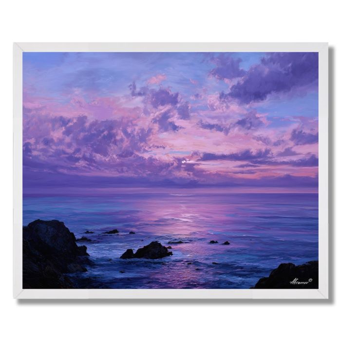 LIMA COAST DUSK - FRAMED