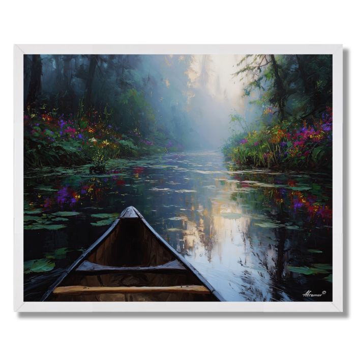 AMAZON LIGHT ROAD - FRAMED