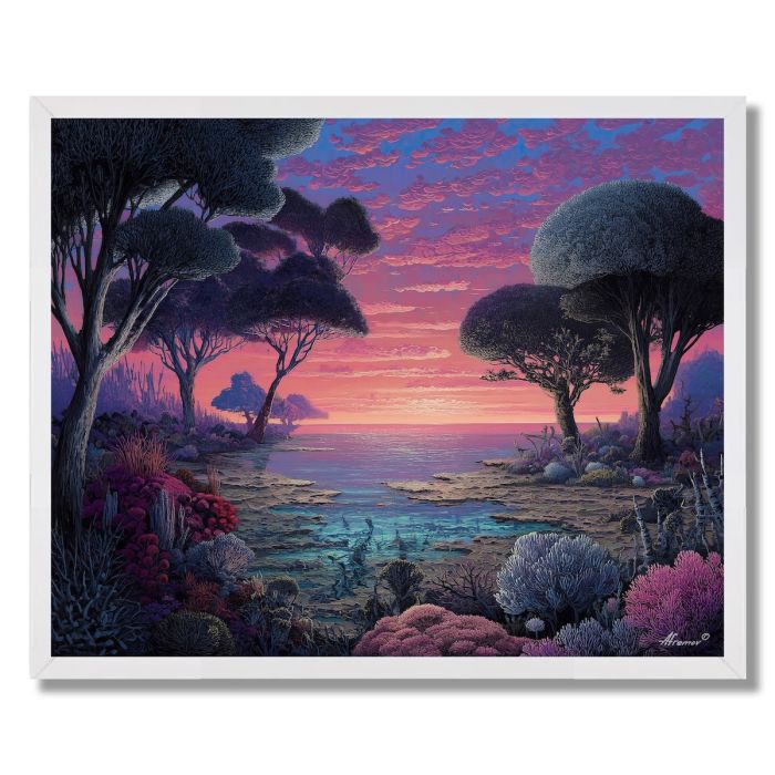 MADAGASCAR LIGHT FIELD - FRAMED