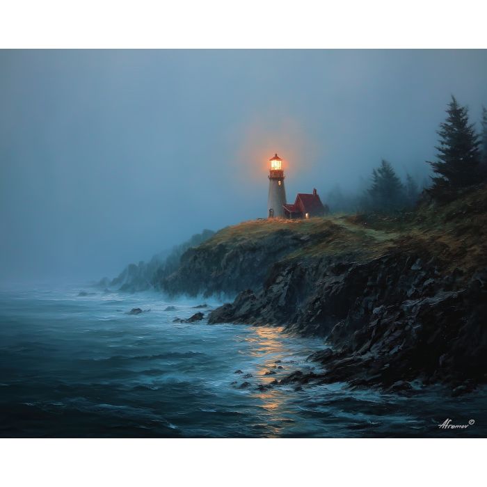 CAPE LIGHTHOUSE EVENING