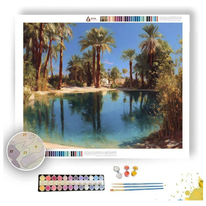 MOROCCAN OASIS LIGHT - Paint by Numbers Full Kit