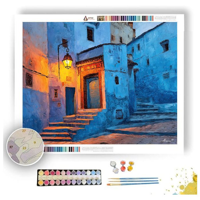MOROCCAN STREET LIGHT - Paint by Numbers Full Kit