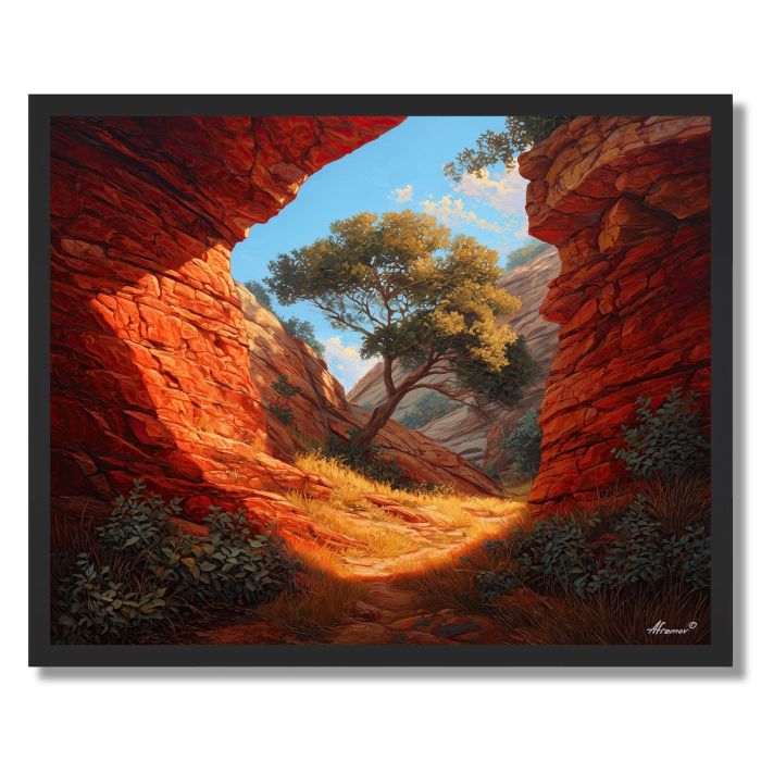 SOUTHERN DESERT SONG - FRAMED