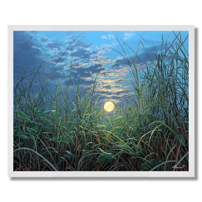 SAVANNA MOON RISE - FRAMED