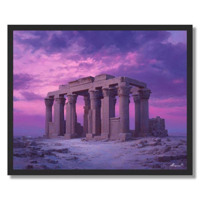 EGYPTIAN DESERT TWILIGHT - FRAMED
