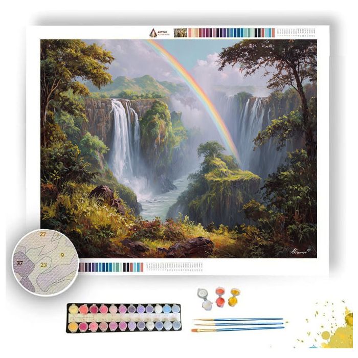 VICTORIA FALLS MIST - Paint by Numbers Full Kit