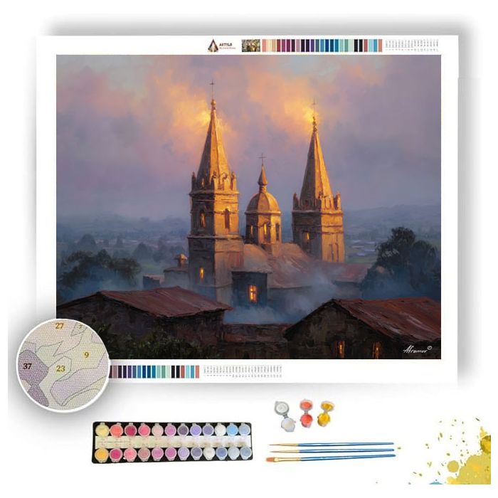 ETHIOPIAN MIST SKY - Paint by Numbers Full Kit